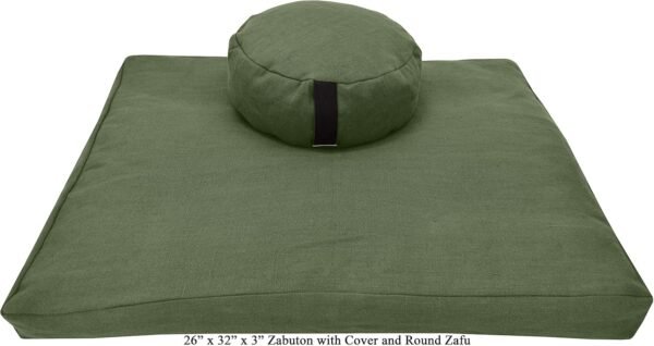 Premium Meditation Cushion and Mat Set - Image 2