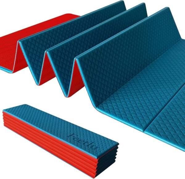 Foldable Yoga Mat – 1/4" & 5/16" Thick, Anti-Slip