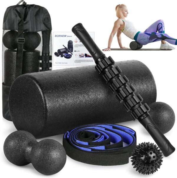 Foam Roller Set - Muscle Stick, Fasciitis Ball